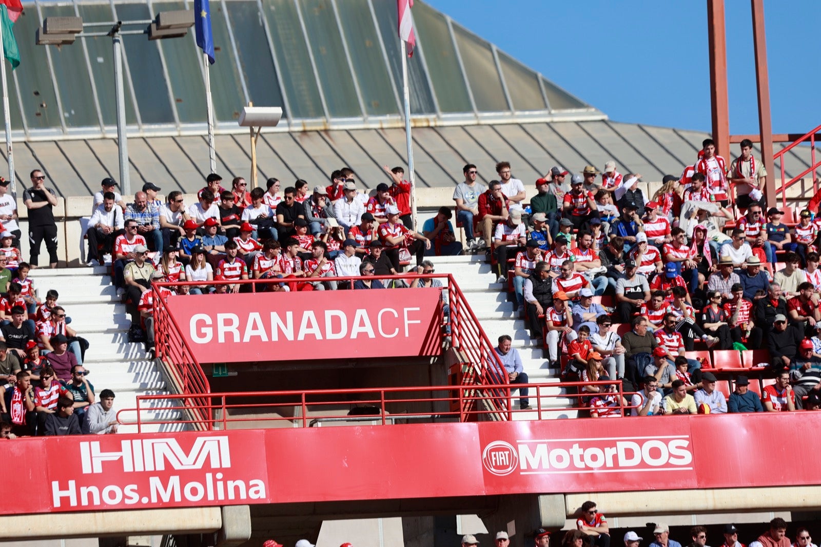 Encuéntrate en la grada en el partido entre Granada y Almería