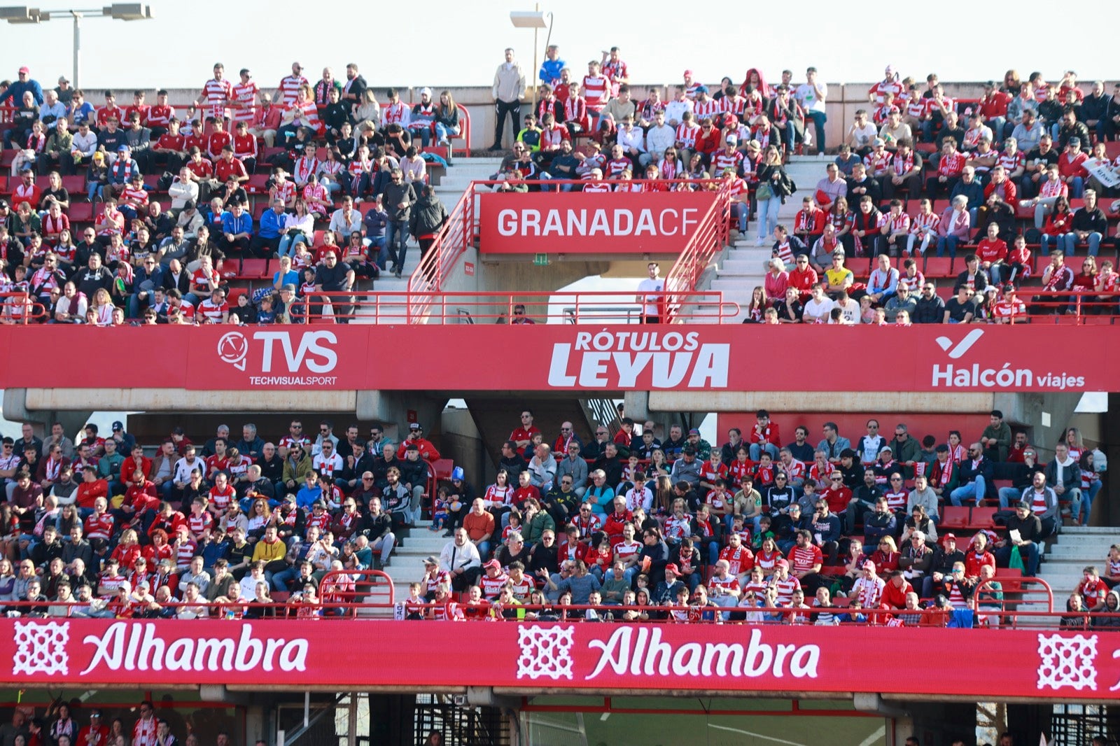 Encuéntrate en la grada en el partido entre Granada y Almería