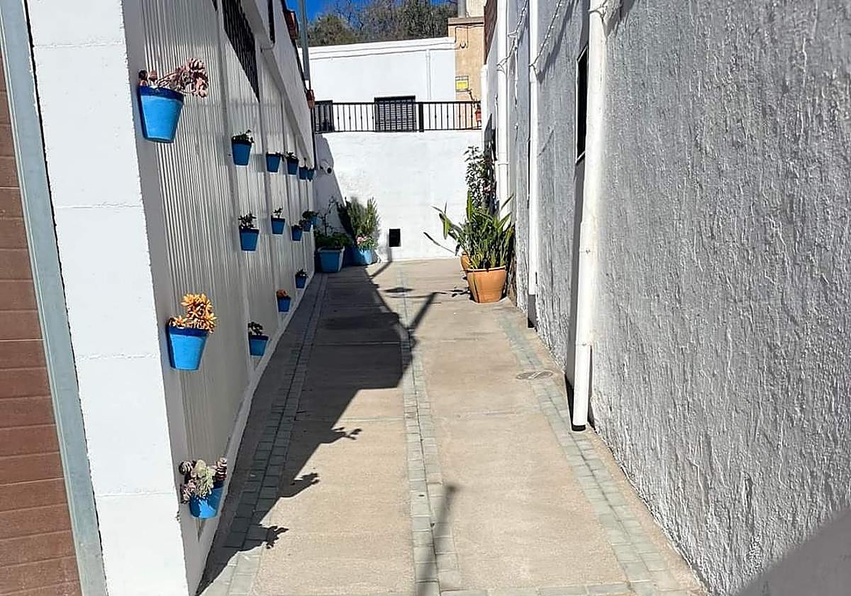 Una de las calles del municipio del Poniente almeriense.