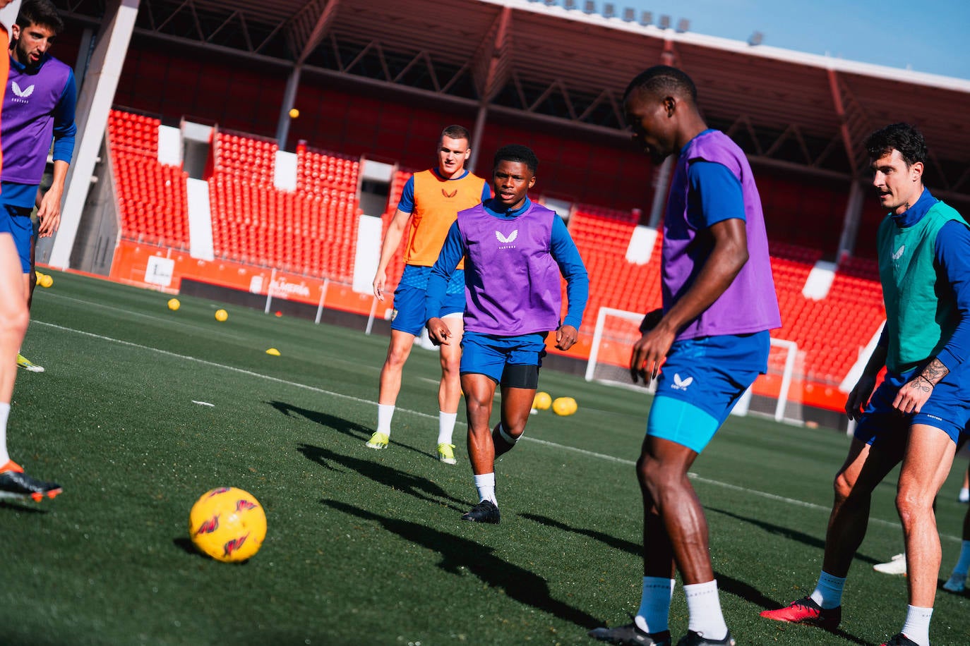 Entrenamiento a puerta cerrada del jueves