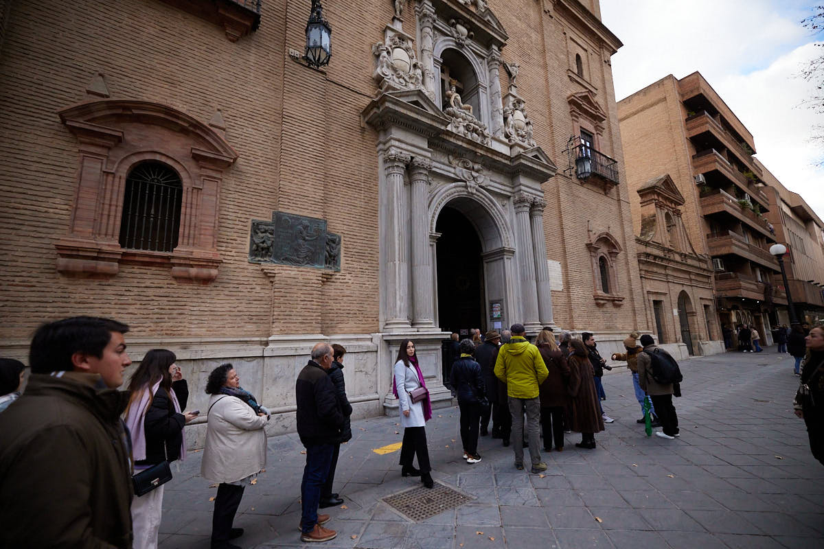 Las imágenes de la Virgen de las Angustias tras su restauración