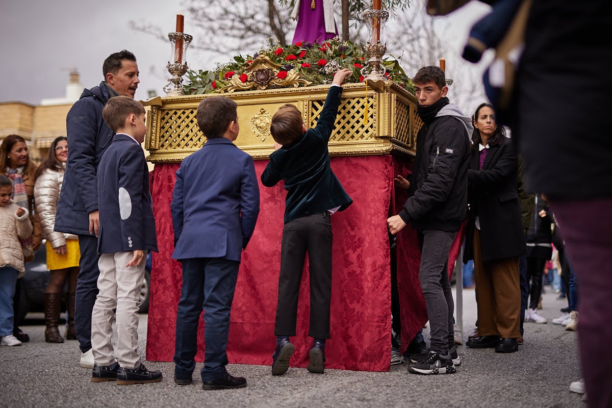 Las imágenes de la procesión infantil de los Salesianos