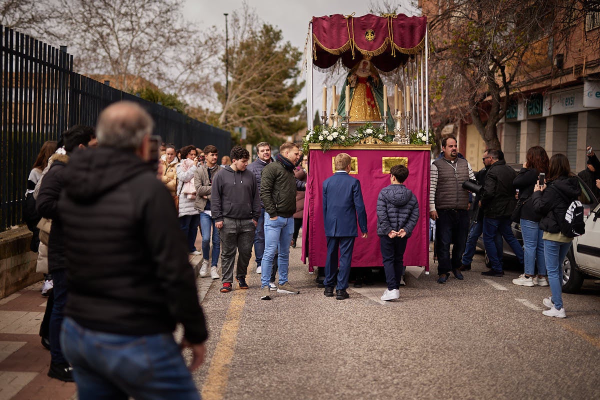 Las imágenes de la procesión infantil de los Salesianos