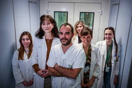 El equipo de la Unidad de Farmacogenética del Hospital Virgen de las Nieves de Granada.