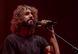 Mikel Izal, en concierto.