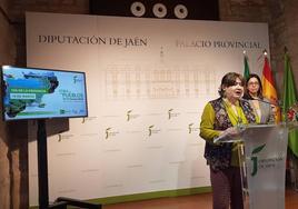 Pilar Parra y África Colomo, en la presentación de la Feria de los Pueblos.