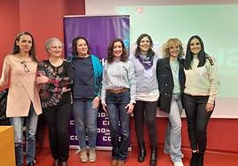 Carolina Cañada, Remedios Morente, Silvia de la Torre, Sonia Padilla, Silvia Cazalilla, Beatriz Mateas y Patricia Liébanas.