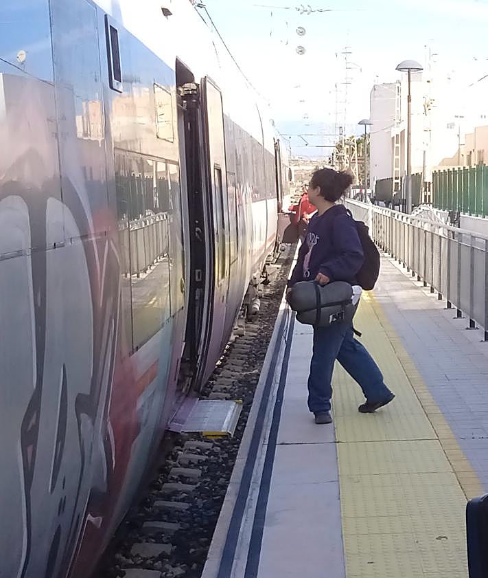 Imagen secundaria 2 - &#039;Déjà vu&#039; de casi tres años en la estación de Huércal-Viator