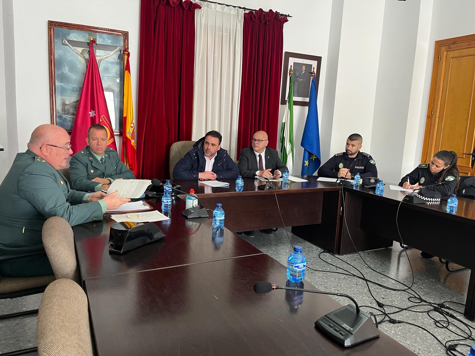 Reunión de la Junta Local de Seguridad en Begijar.