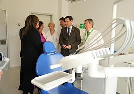 Juanma Moreno ha asistido a la inauguración del centro de salud del municipio cordobés de Montoro.