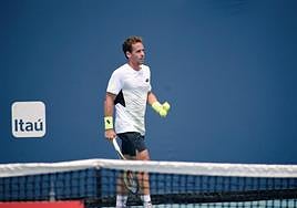 Rpberto Carballés, en un partido anterior