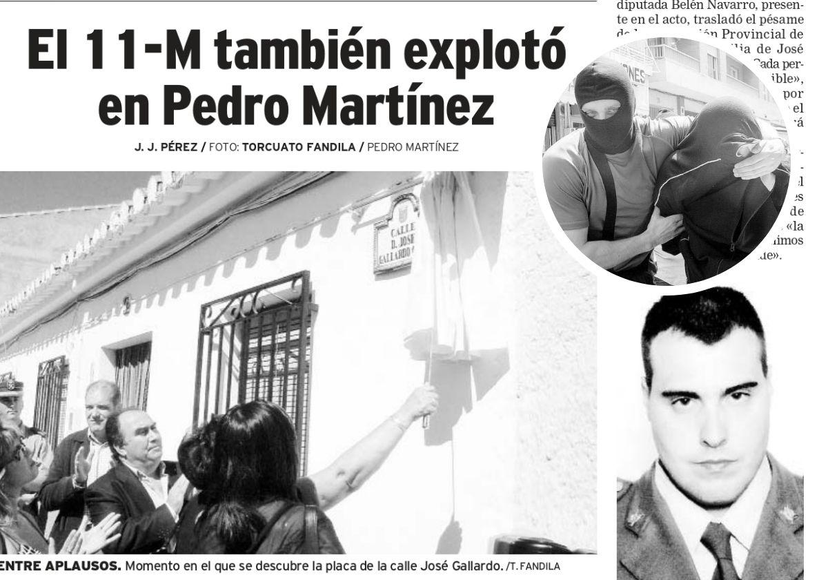 Homenajes a José Gallardo en el pueblo de sus padres y detención de un supuesto implicado en los atentados.