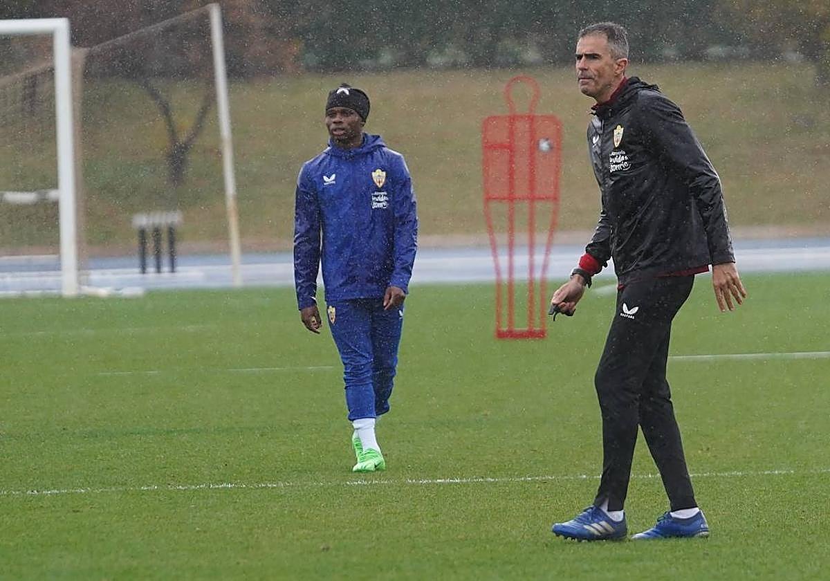 Gaizka Garitano habló del Sevilla y de Ramazani, invitándole a hablar por qué no juega.