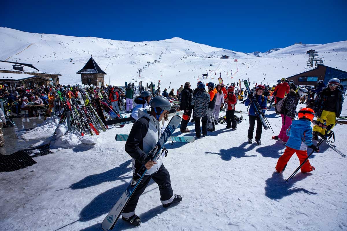 Las imágenes desde dentro de Sierra Nevada en su mejor temporada