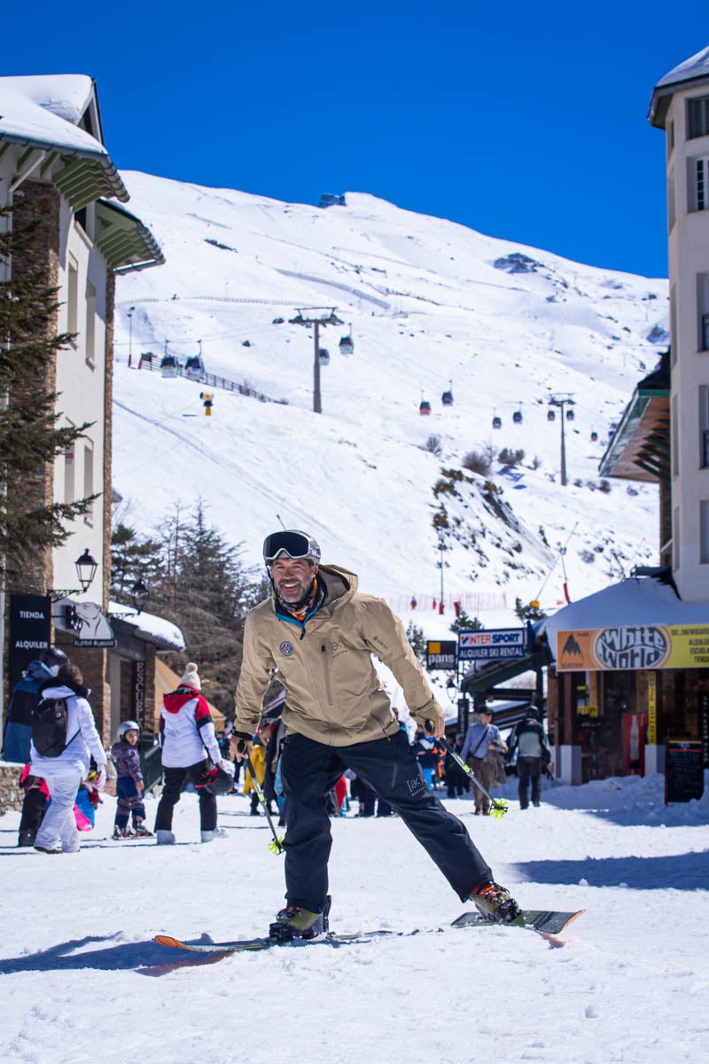 Las imágenes desde dentro de Sierra Nevada en su mejor temporada