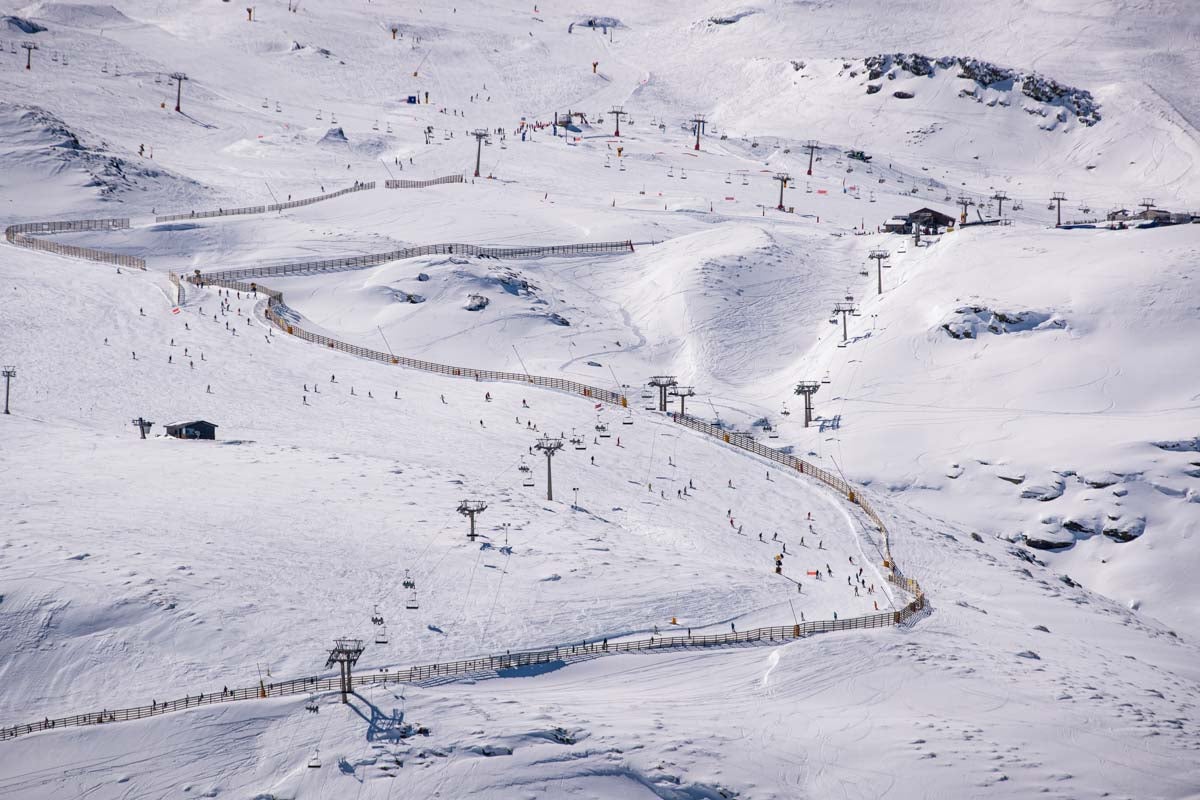 Las imágenes desde dentro de Sierra Nevada en su mejor temporada