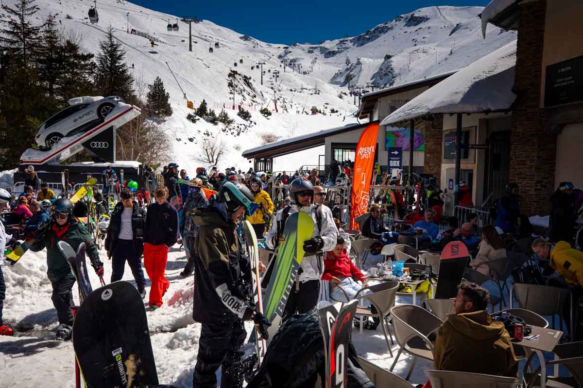 Las imágenes desde dentro de Sierra Nevada en su mejor temporada