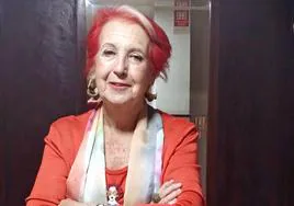 Rosa María Calaf, en el Círculo Mercantil de Almería.