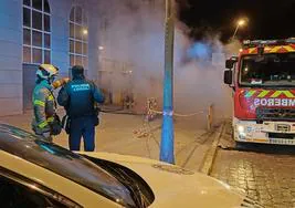 Fuego provocado en Santa Fe hace unos días.