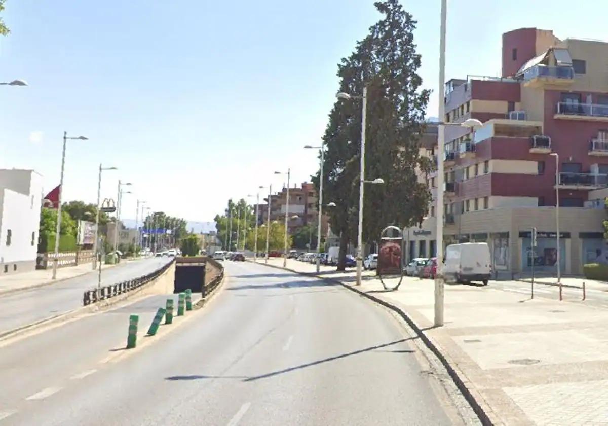 Avenida Fernando de los Ríos, donde se produjo el accidente