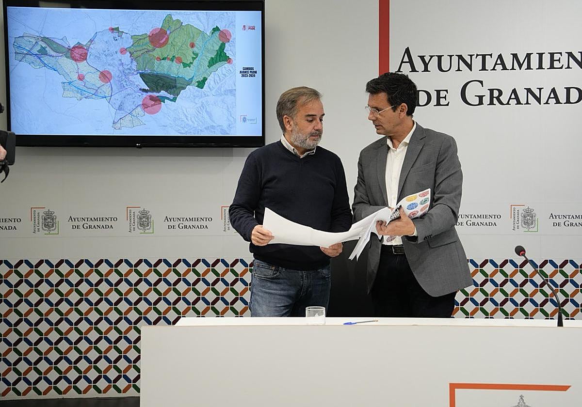 El PSOE presenta sus 20 alegaciones al PGOM de Granada
