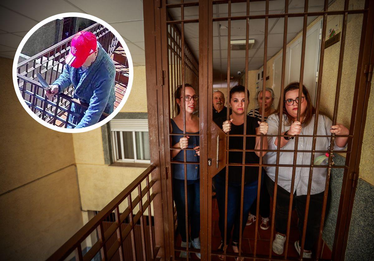 La comunidad que vive aterrorizada por uno de sus vecinos en Granada: «Nos da miedo salir de casa»