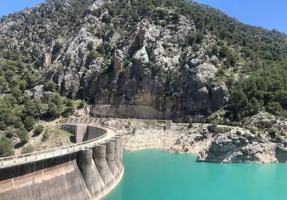 El embalse del Quiebrajano, a las afueras de la capital jienense, en una imagen de archivo.