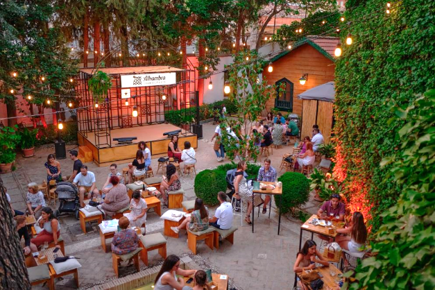 Jardín de la Alhambra la temporada anterior