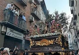 Paso de misterio de la Oración en el huerto, en una imagen del año pasado.