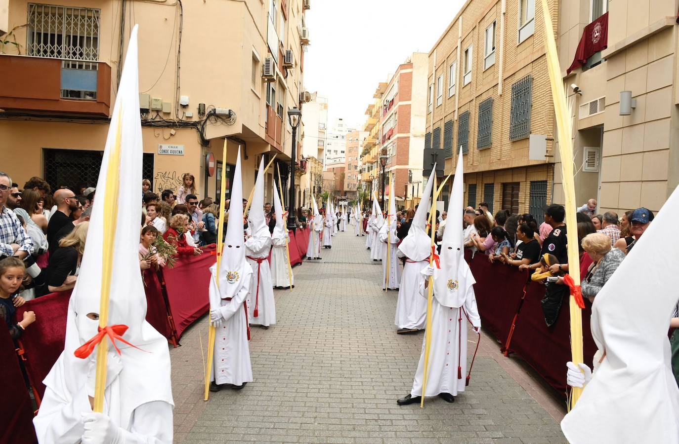 Las imágenes de La Borriquita en Almería