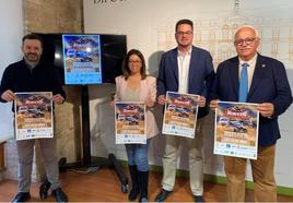 Presentación del rally en la sede de la Diputación Provincial.