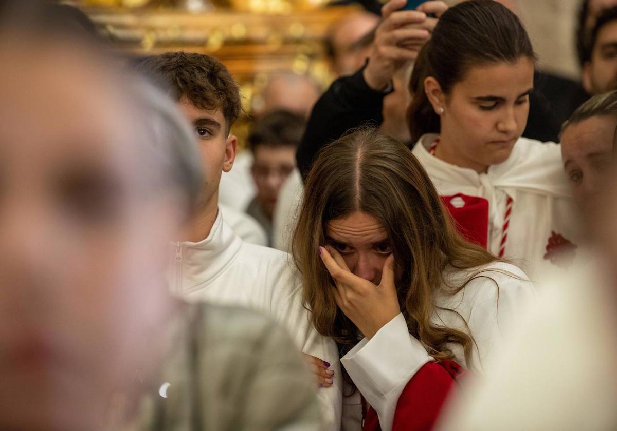 Las imágenes de la suspensión de Clemencia y Divino Maestro