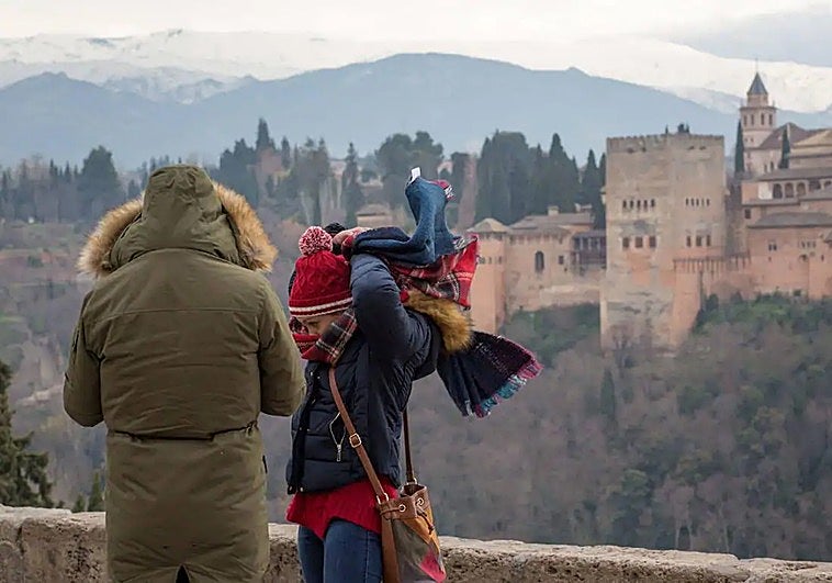 Frío en Granada.