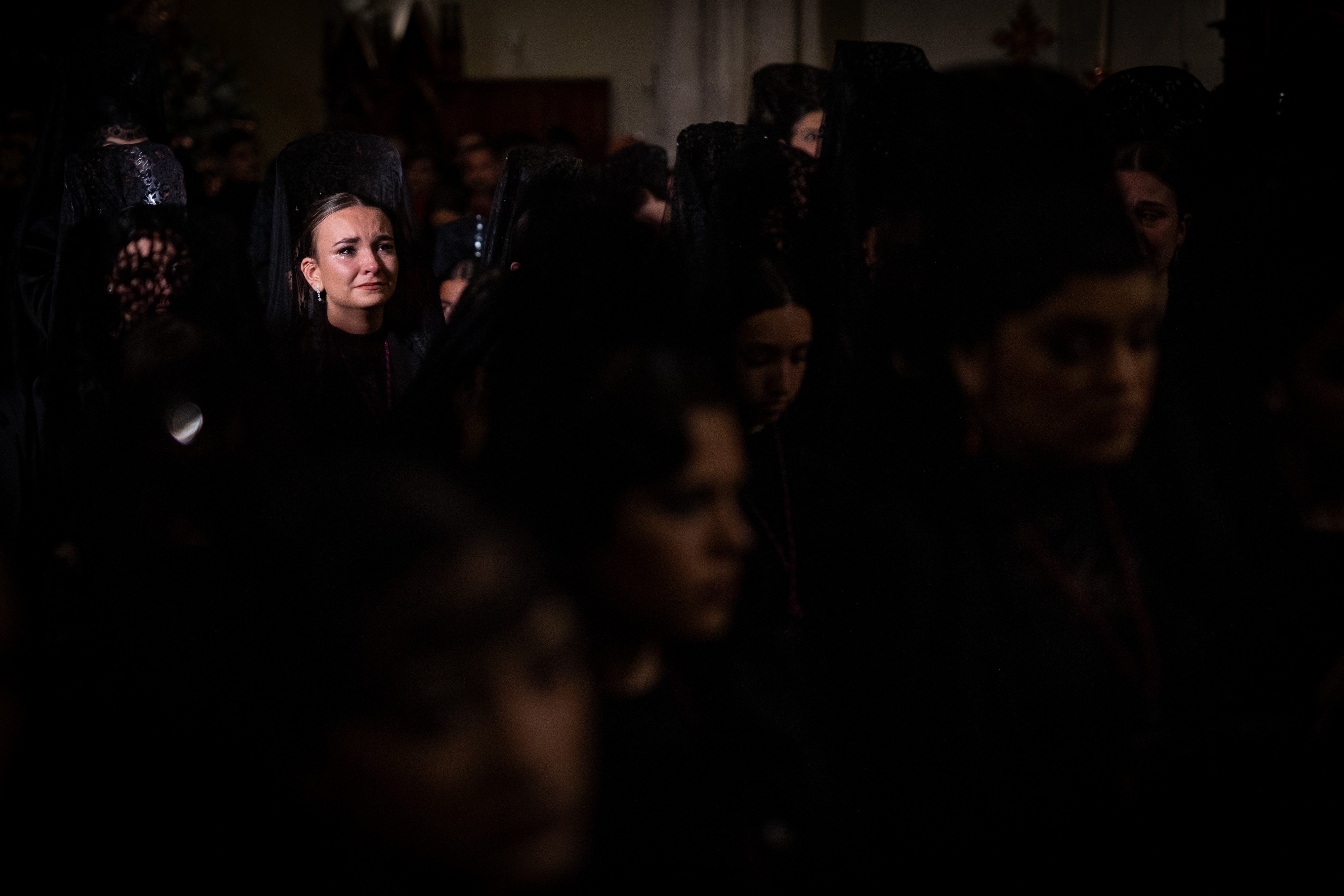 El Miércoles Santo oculto de Granada, en imágenes