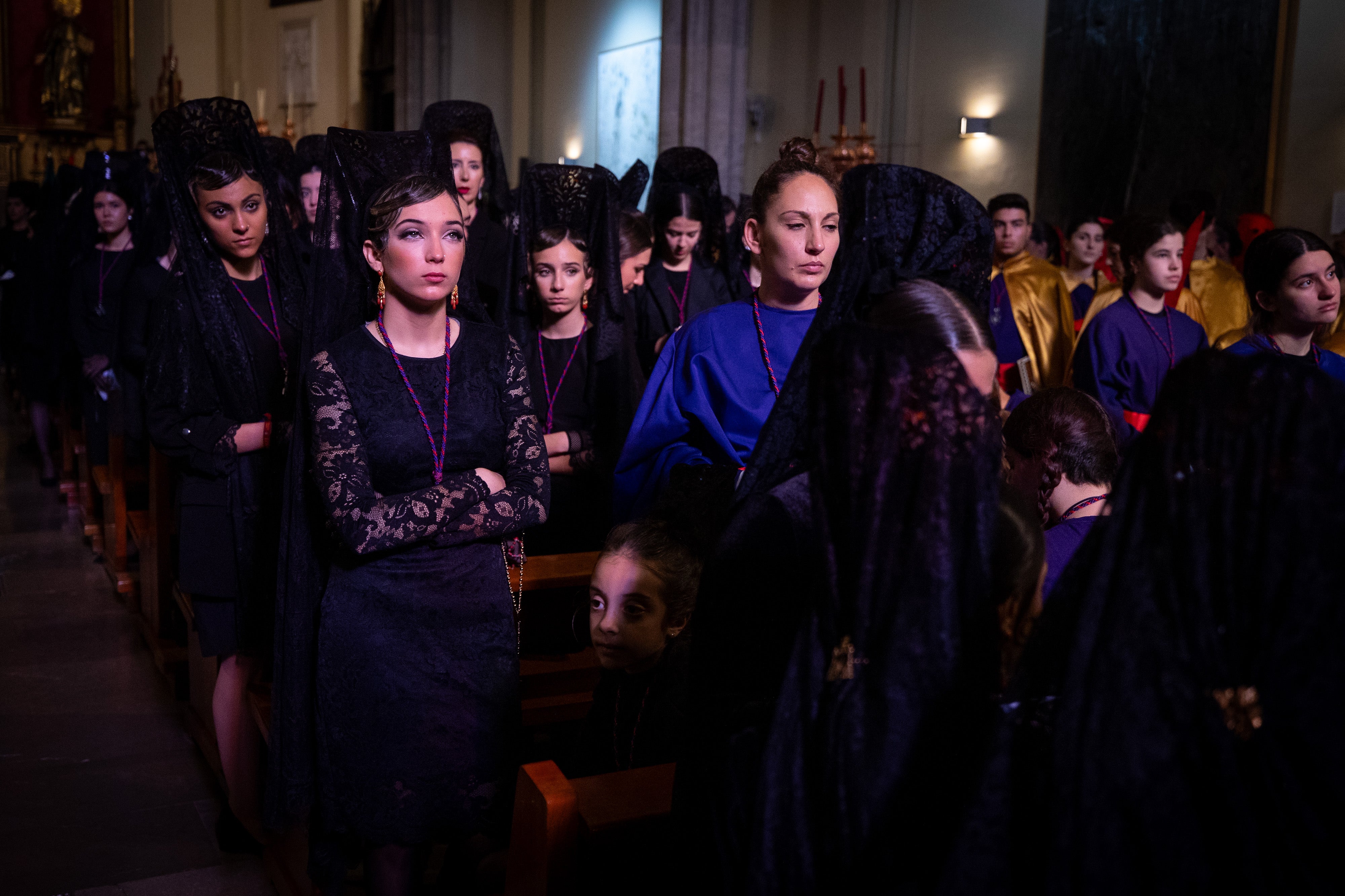 El Miércoles Santo oculto de Granada, en imágenes