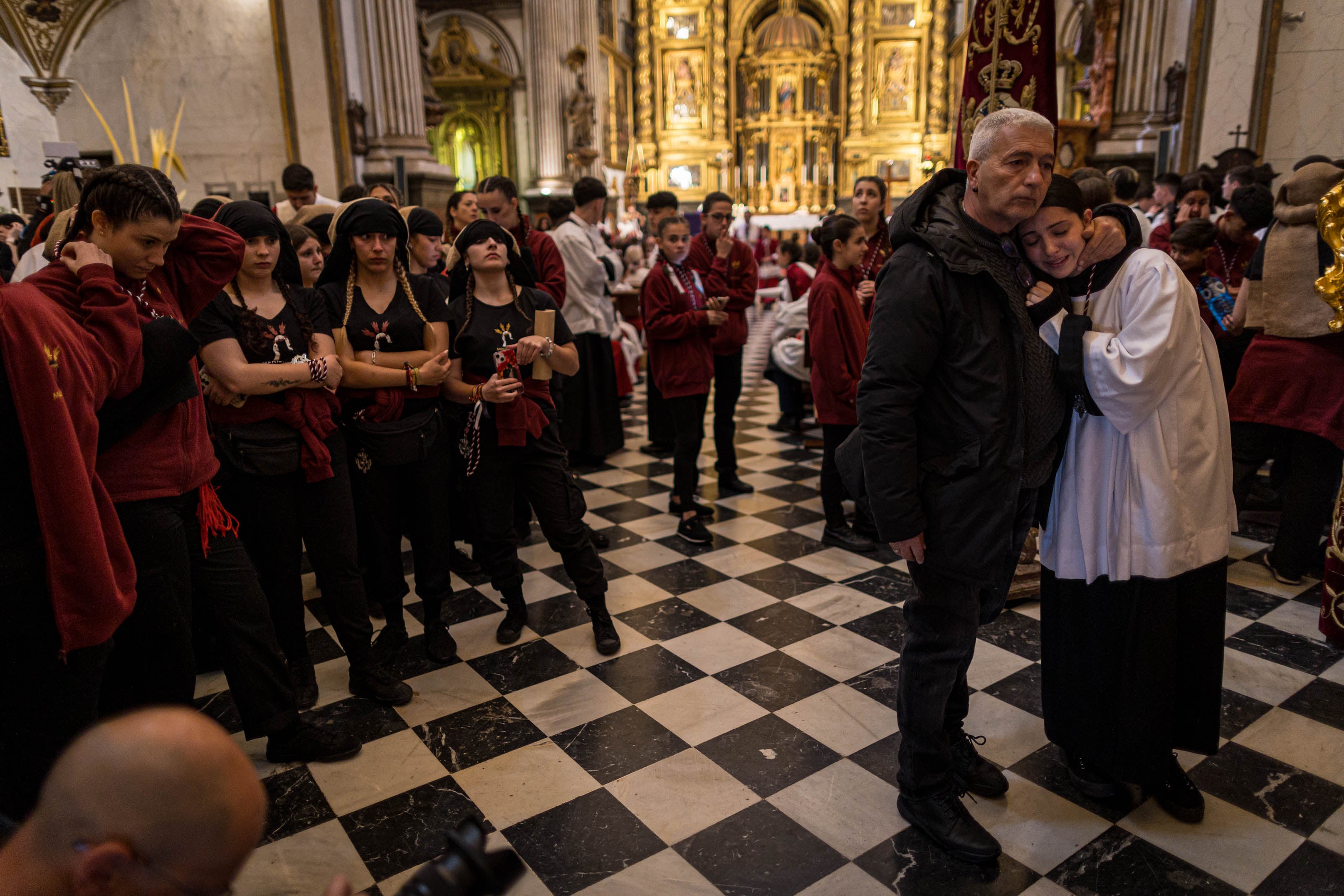 El Miércoles Santo oculto de Granada, en imágenes