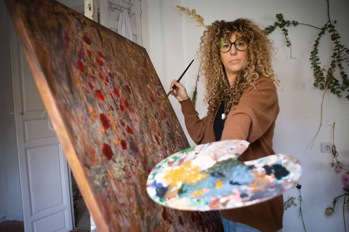 De Redin ultimando su proyecto.