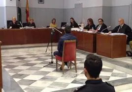 Imagen de archivo de un juicio con jurado popular en el Audiencia Provincial de Almería.