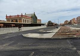 La estación provisional de buses entrará en uso en el mes de junio