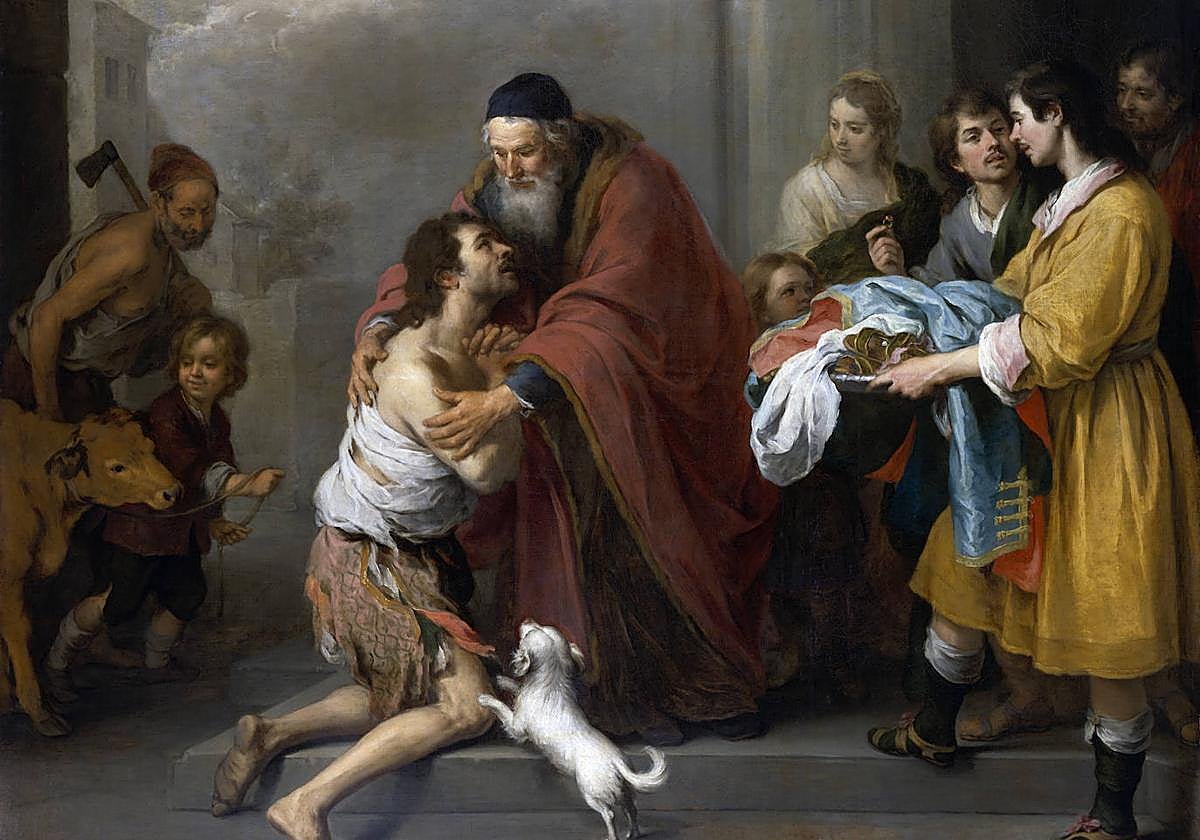 El regreso del hijo pródigo de Murillo.