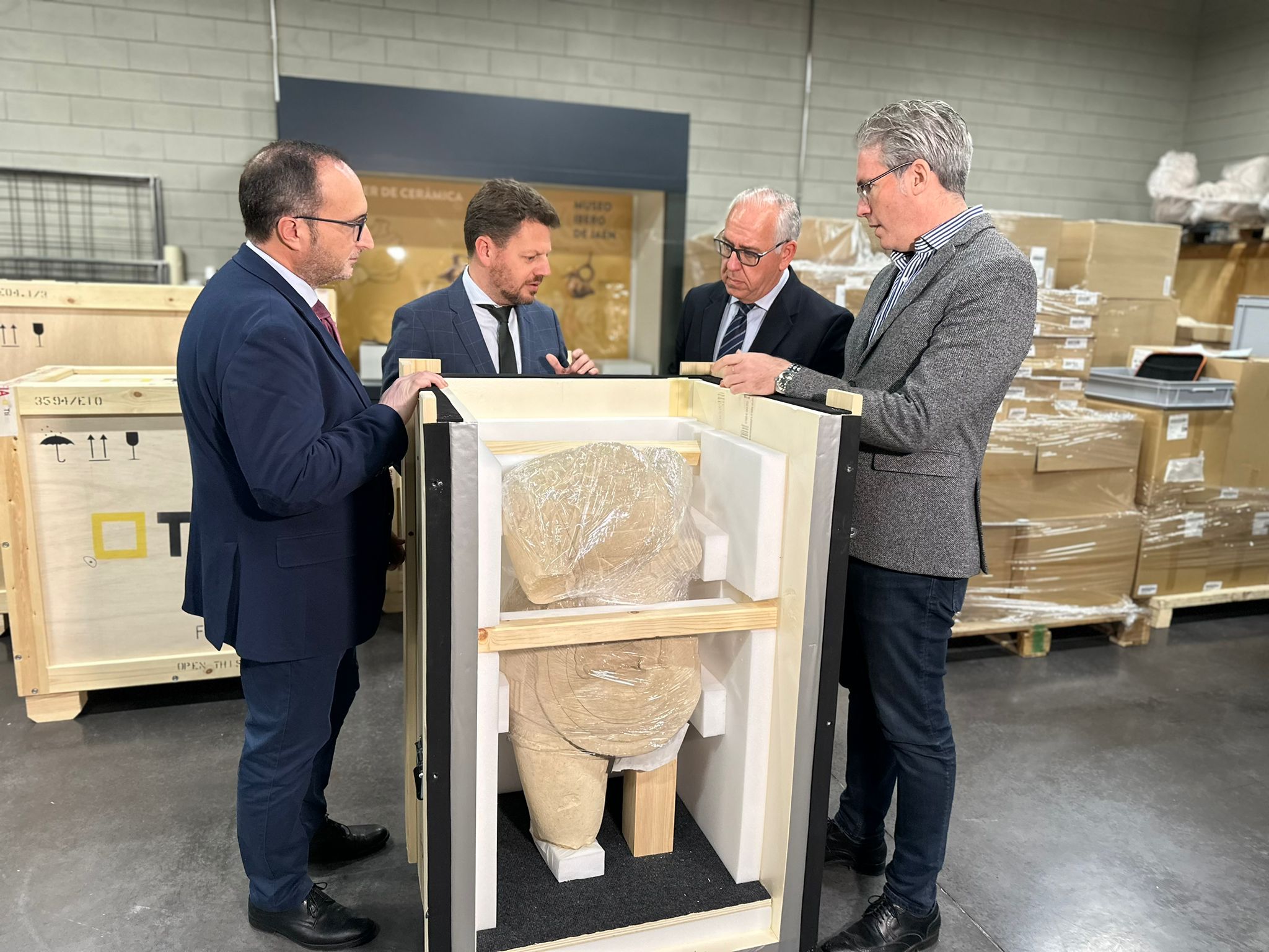 Pieza del yacimiento escultorico de Carrillo Blanco en Porcuna.