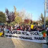 Concentración del pasado 13 de marzo en el parque de La Alameda.