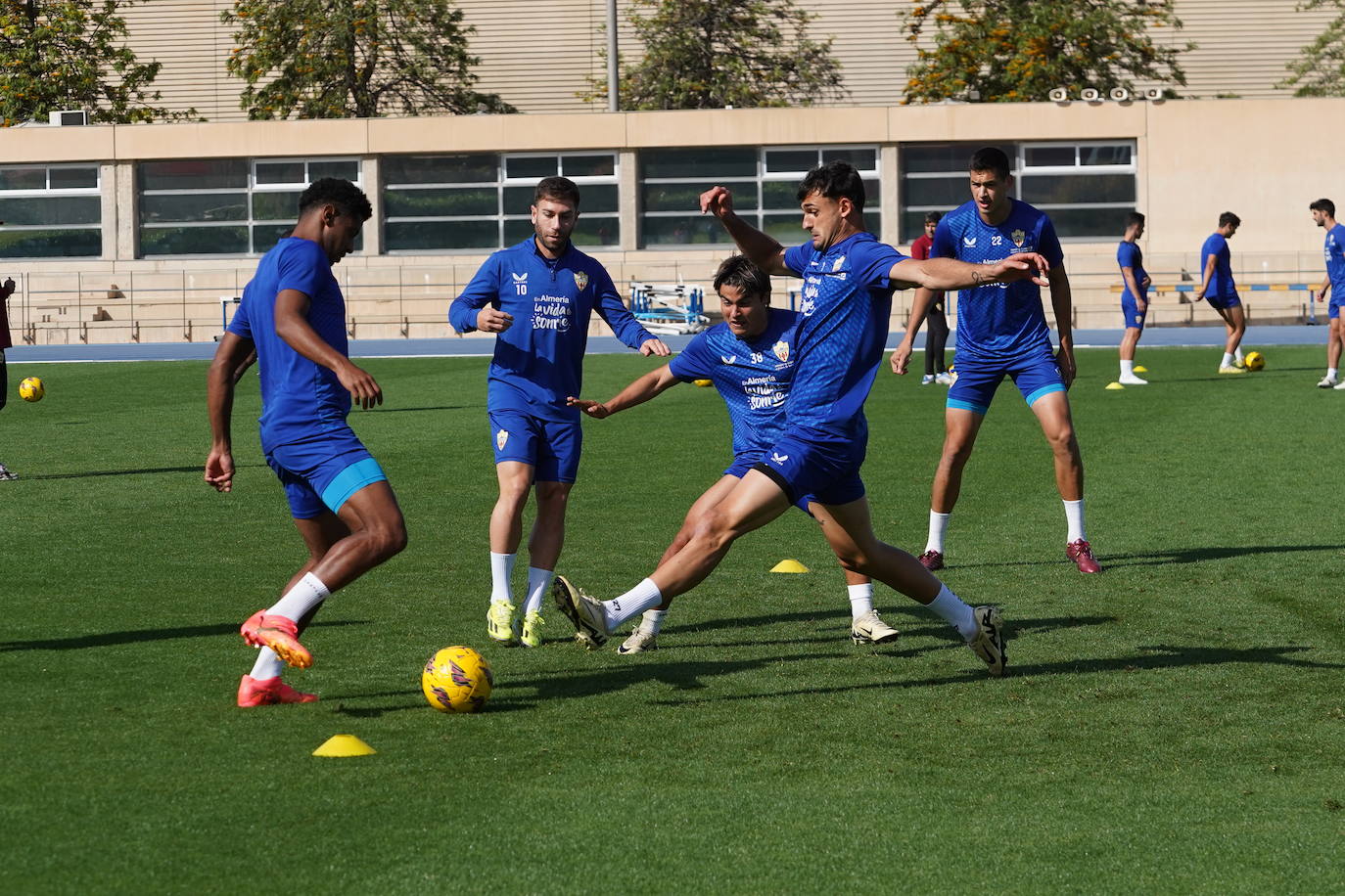 Choco Lozano, Embarba, Luka Romero y Pubill