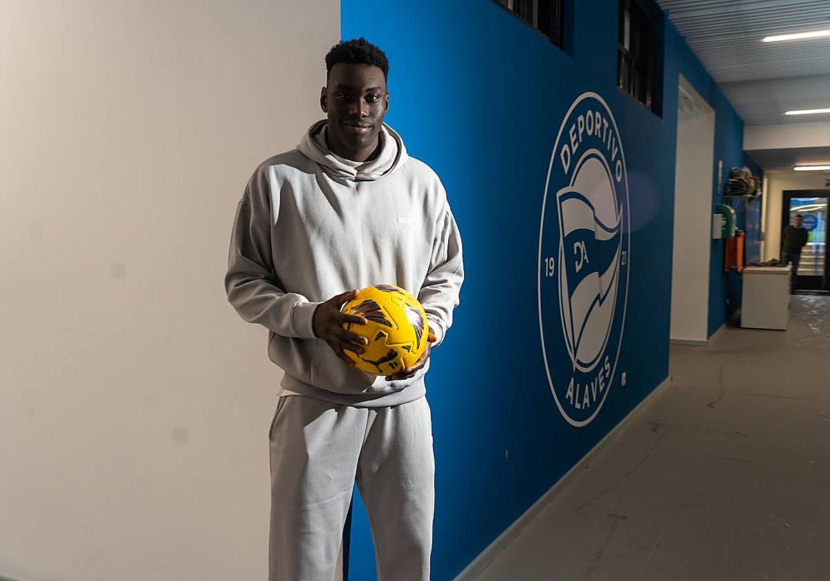 Samu Omorodion, jugador cedido en el Alavés.