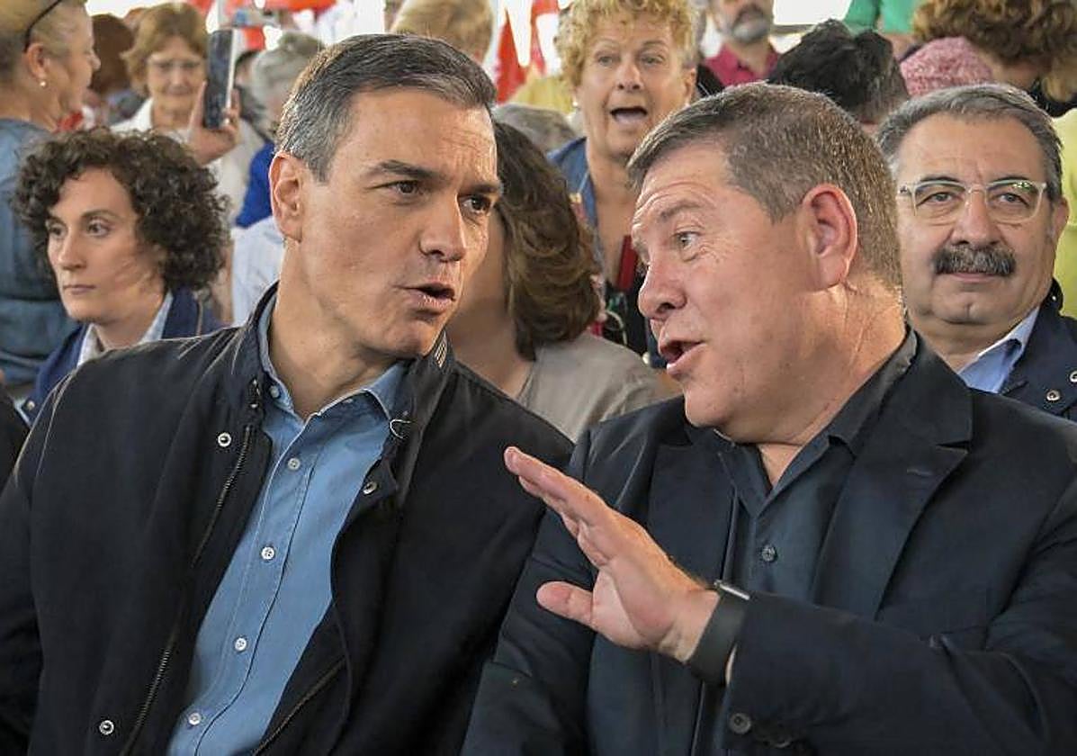 Pedro Sánchez y Emiliano García-Page, en una imagen de archivo.