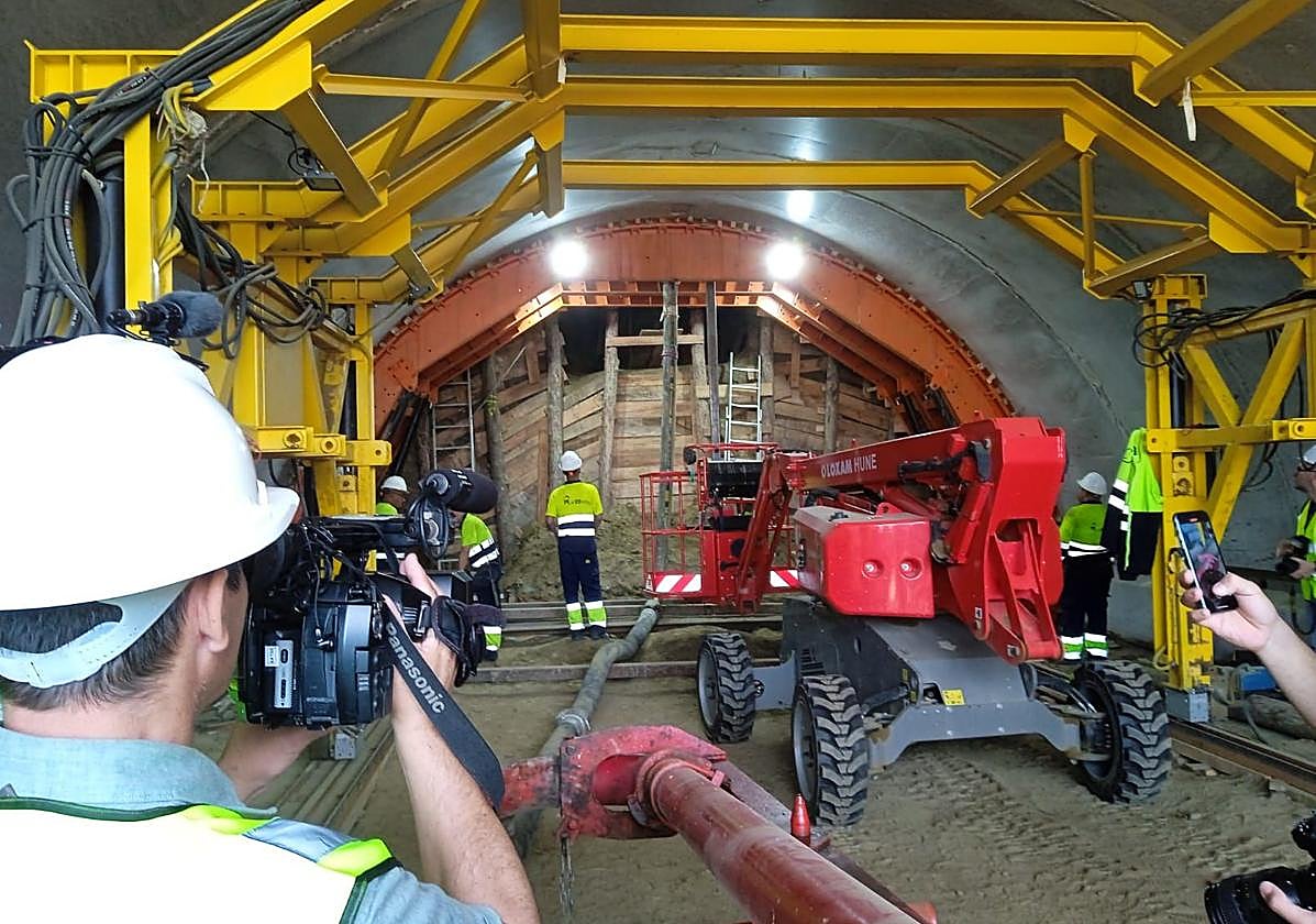 Túnel de Viator, en la boca Oeste hacia Almería capital.