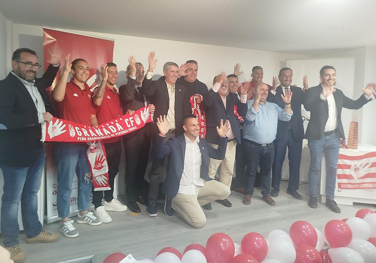 Celebración del V aniversario de la peña granadinista de personas sordas Peñasogra.