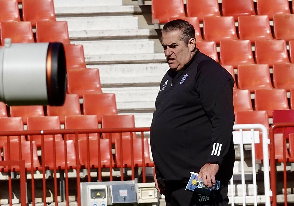 José Ramón Sandoval, durante un entrenamiento anterior.