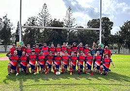 Equipo de rugby del Universidad de Granada.