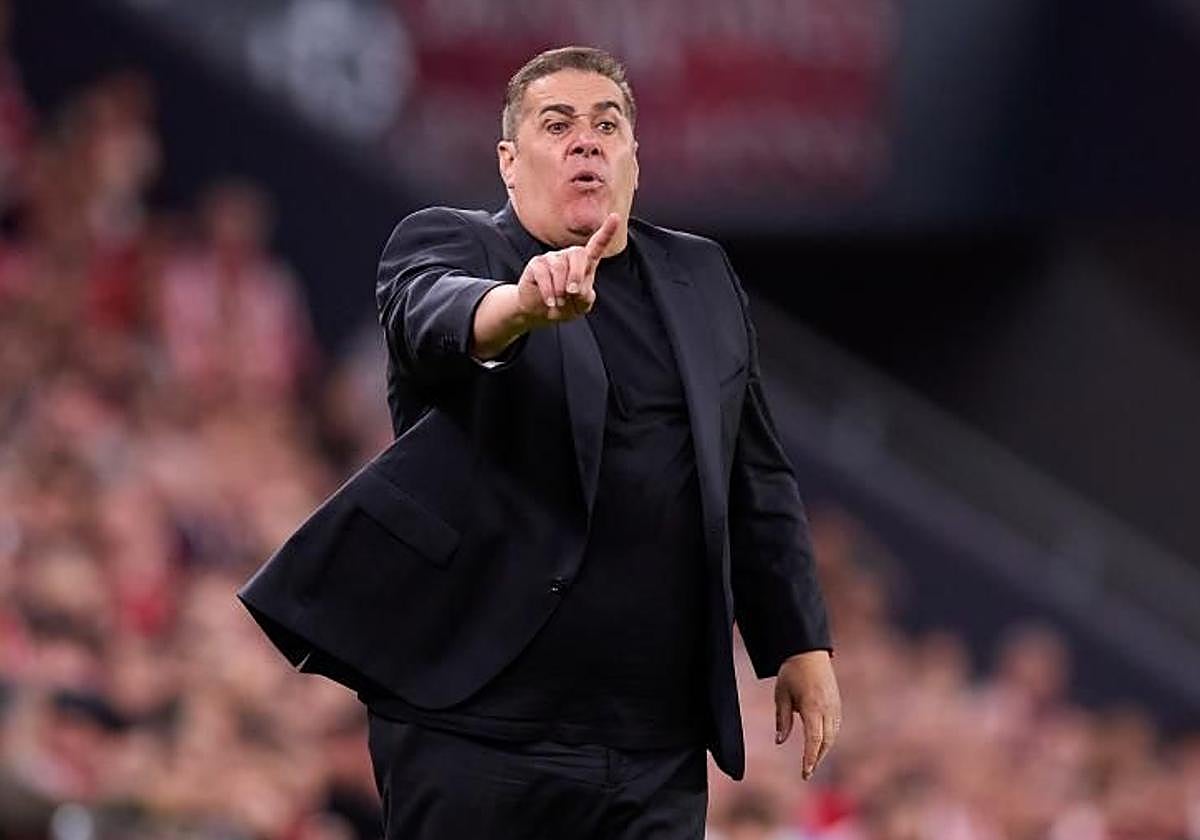 José Ramón Sandoval, en San Mamés.